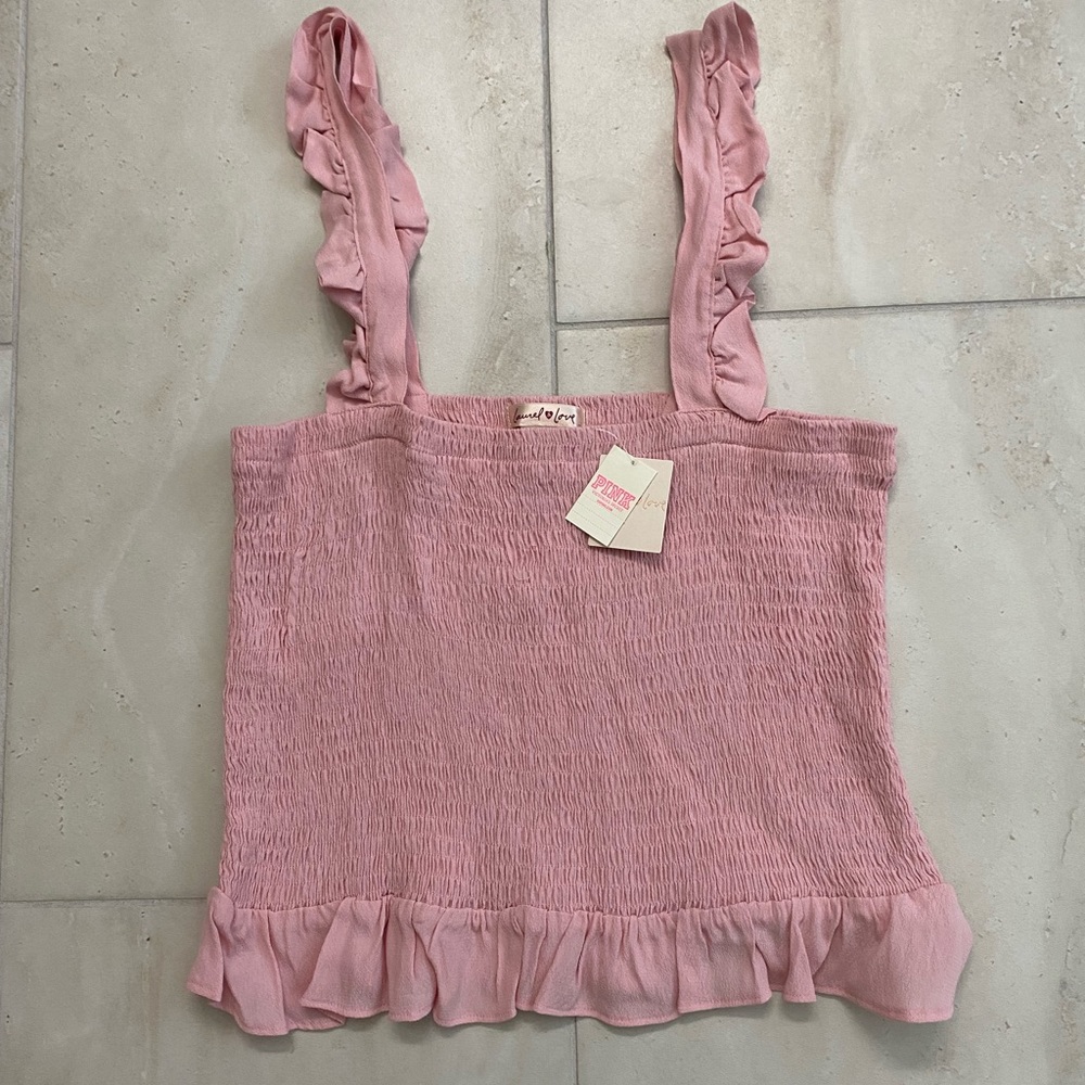 NWT Cute Pink Victoria’s Secret blush pink top